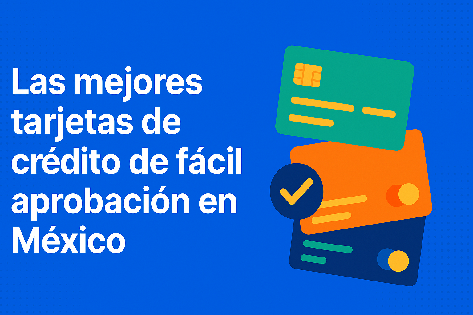 Tarjetas de crédito de fácil aprobación: Top 5 en México en 2025
